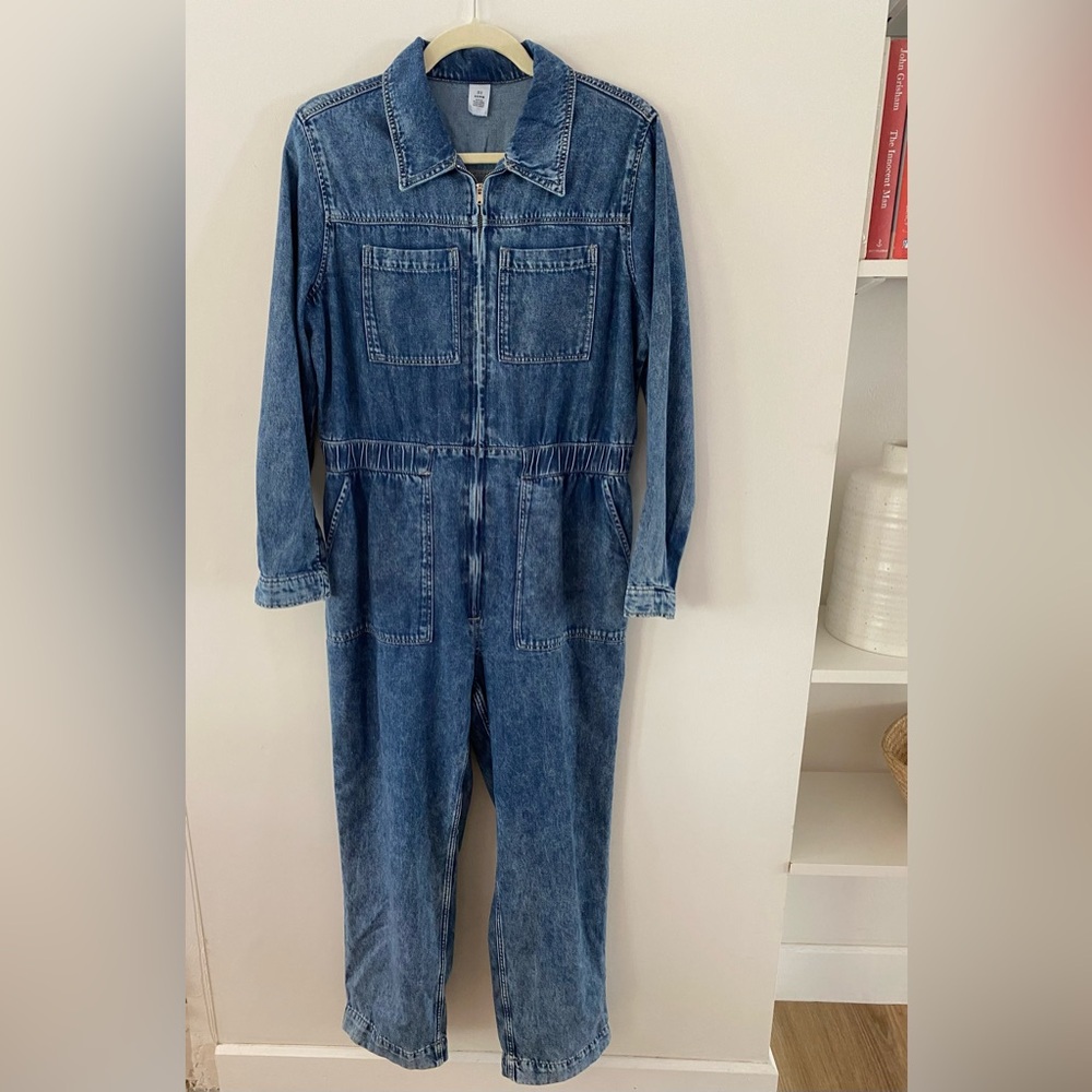 H&M Denim Utility Jumpsuit